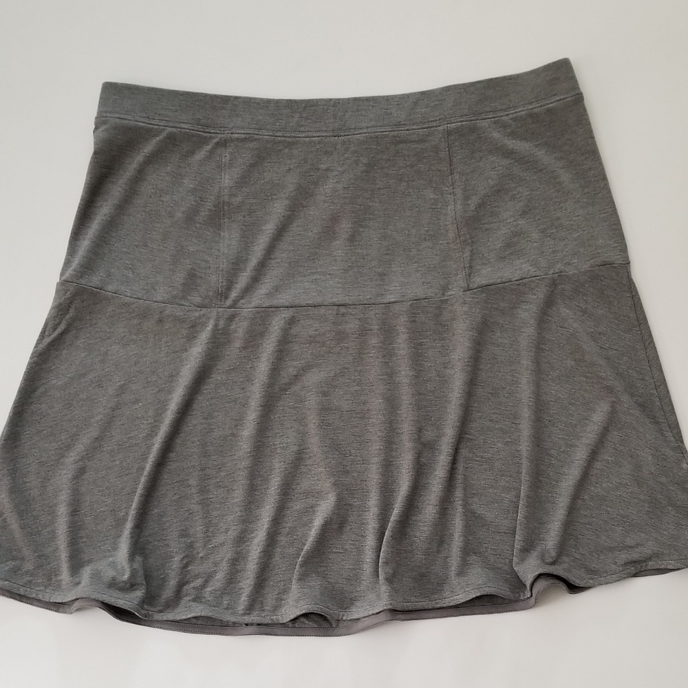 JCrew Factory Grey Knit Skirt, Size XL